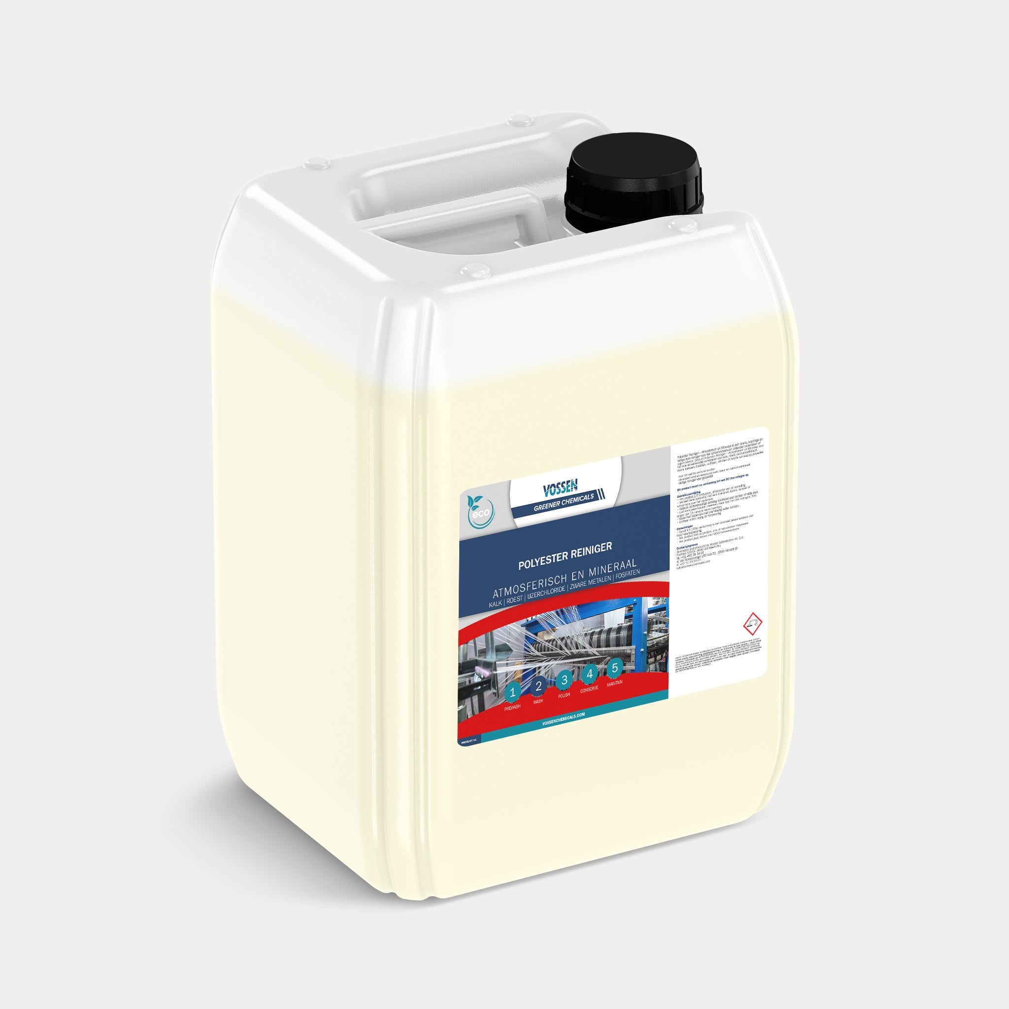 Polyester Kalk Polyester Reiniger – Atmosferisch en Mineraal | Vossen Greener Chemicals